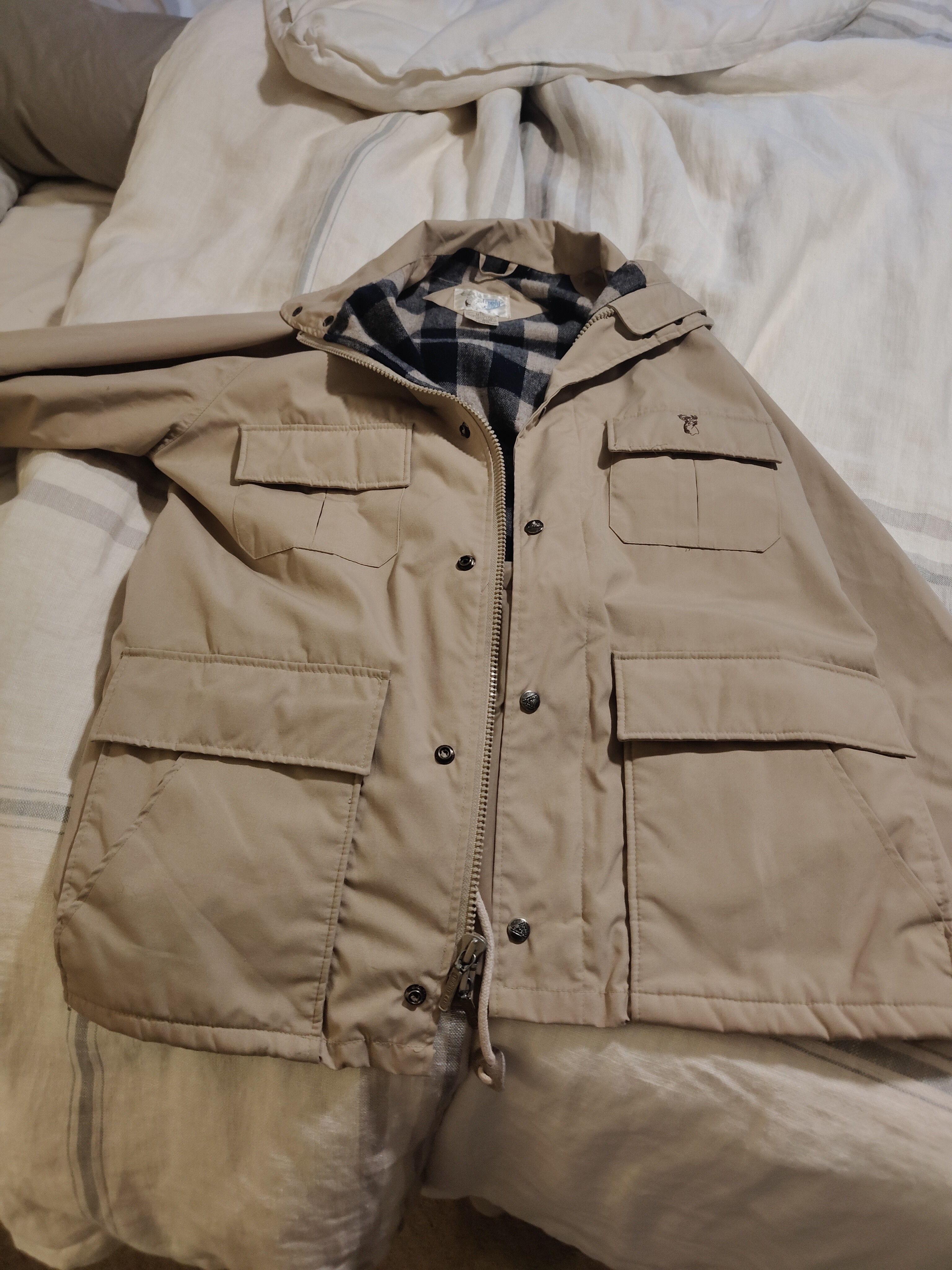 Men's Trophy Club Field Jacket With Plaid Lining